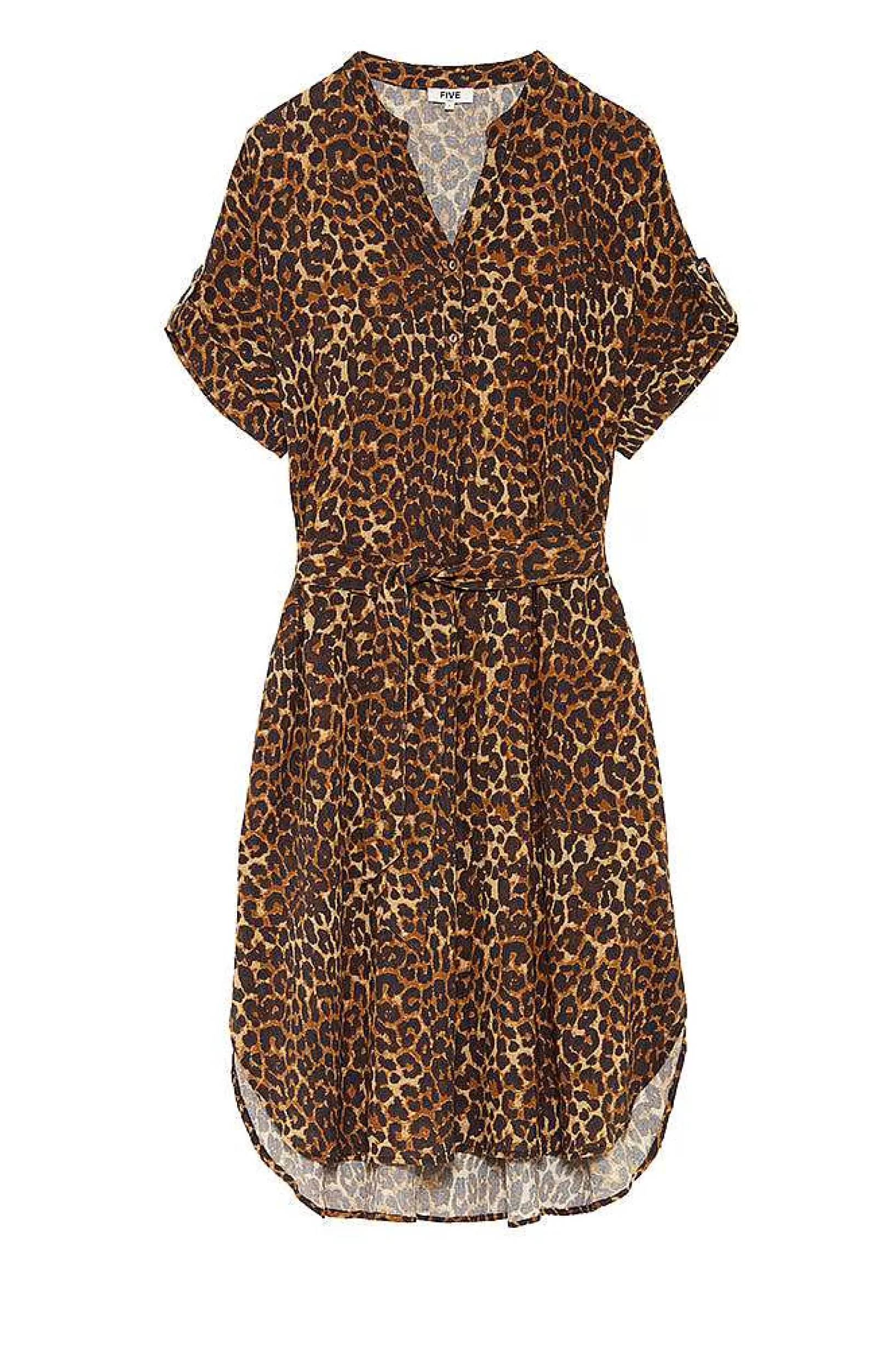 Best Sale Five Jeans Robe Renee Leopard