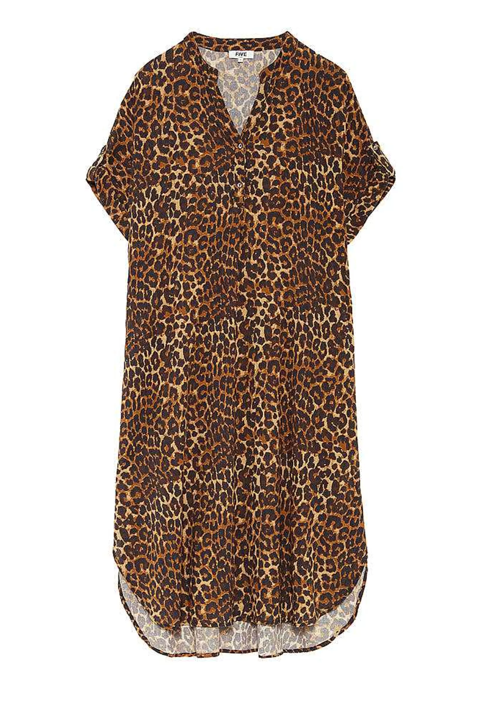 Best Sale Five Jeans Robe Renee Leopard