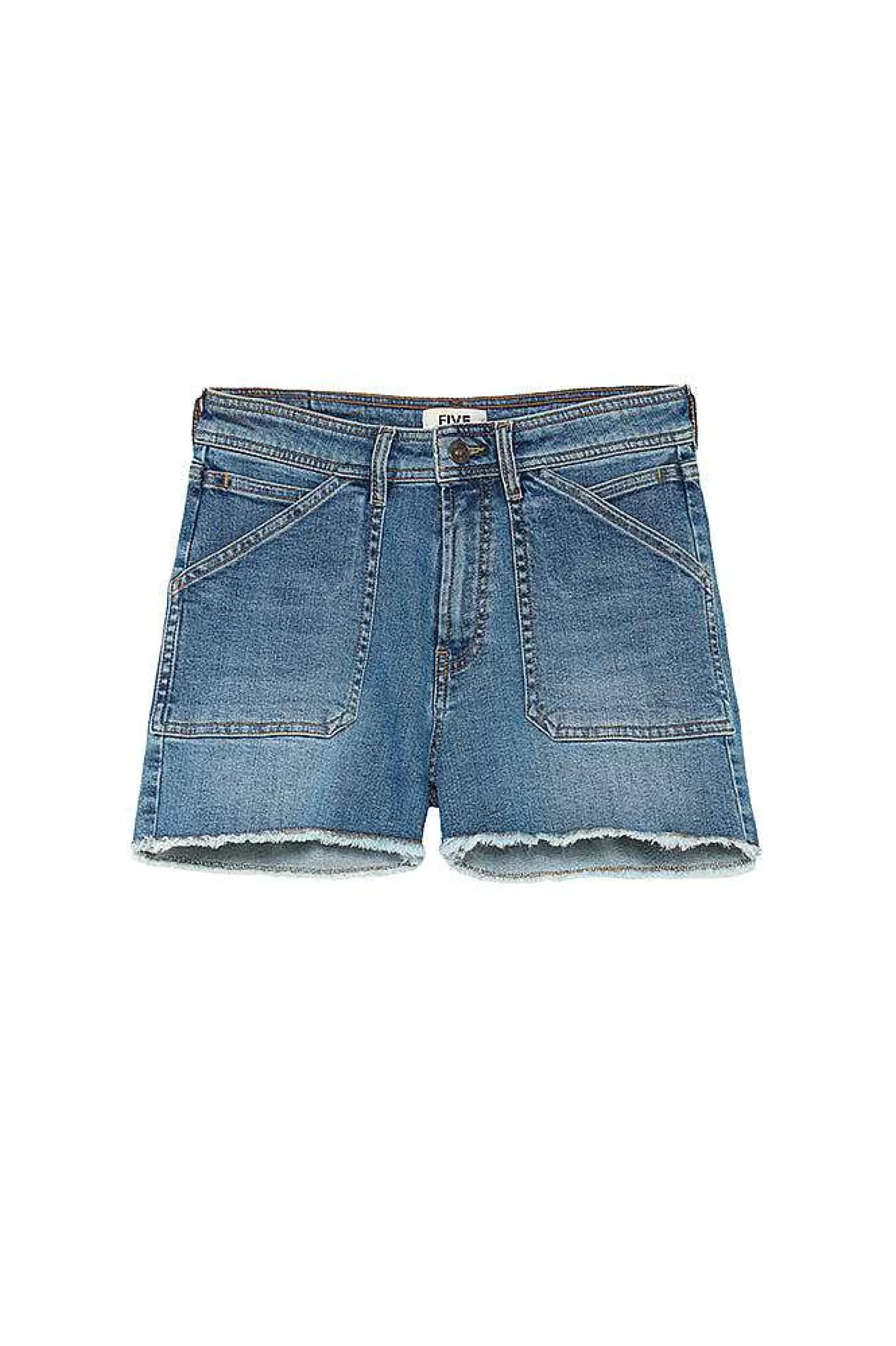 Best Sale Five Jeans Short Samuela Blue