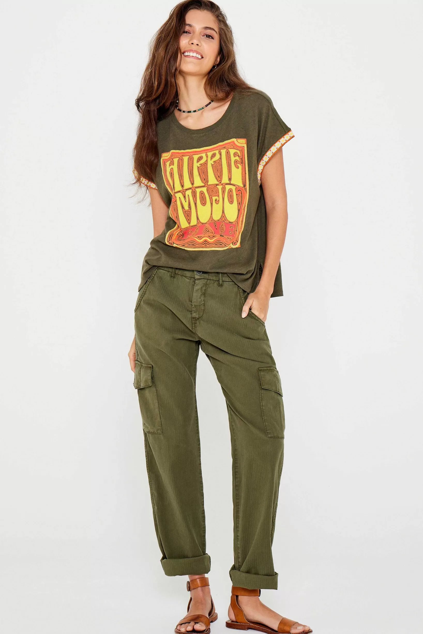 Cheap Five Jeans Tee-Shirt Hippie Mojo