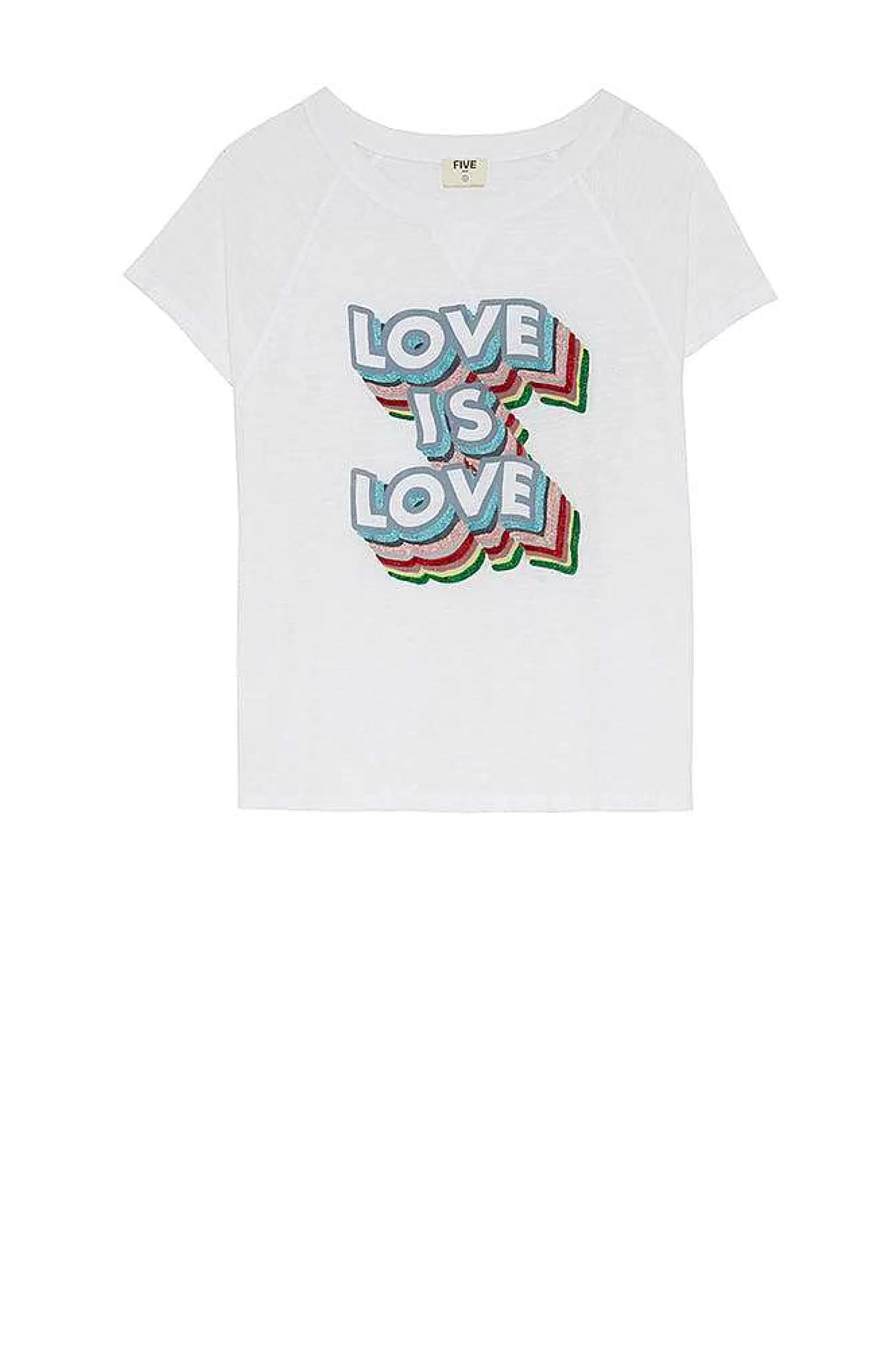 Best Five Jeans Tee-Shirt Love Is Love