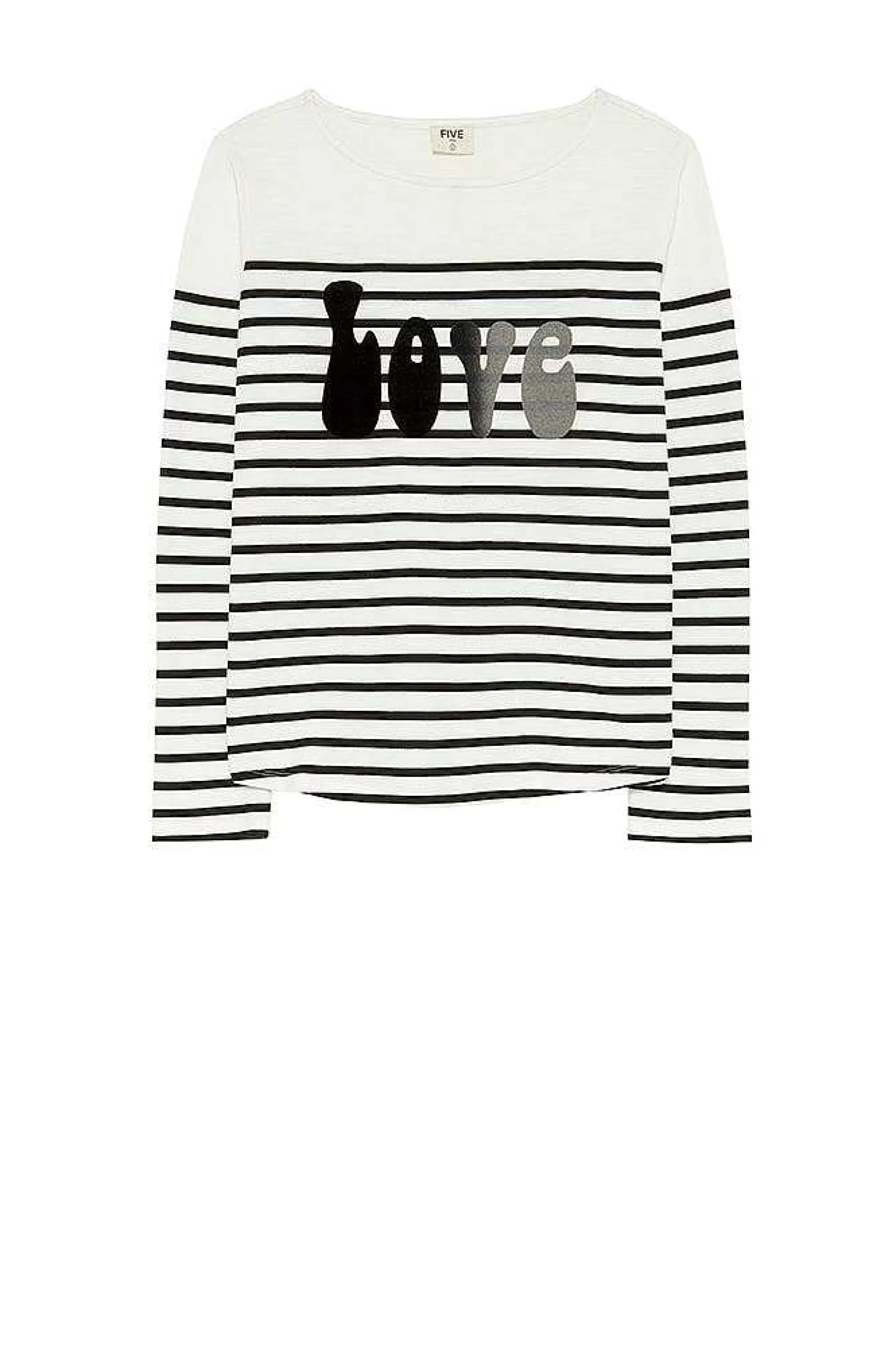 Cheap Five Jeans Tee-Shirt Mariniere Love