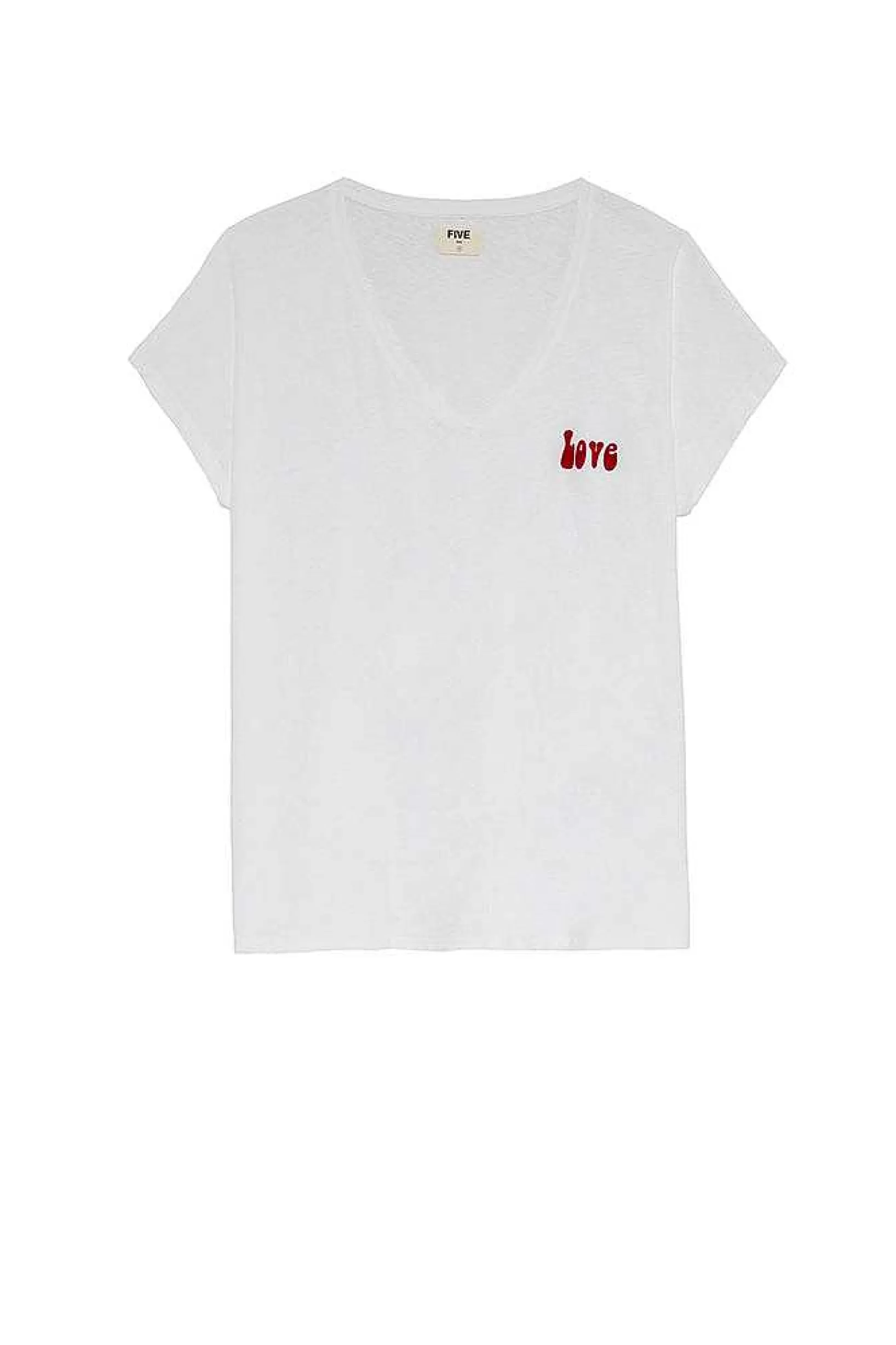 Discount Five Jeans Tee-Shirt Petit Love