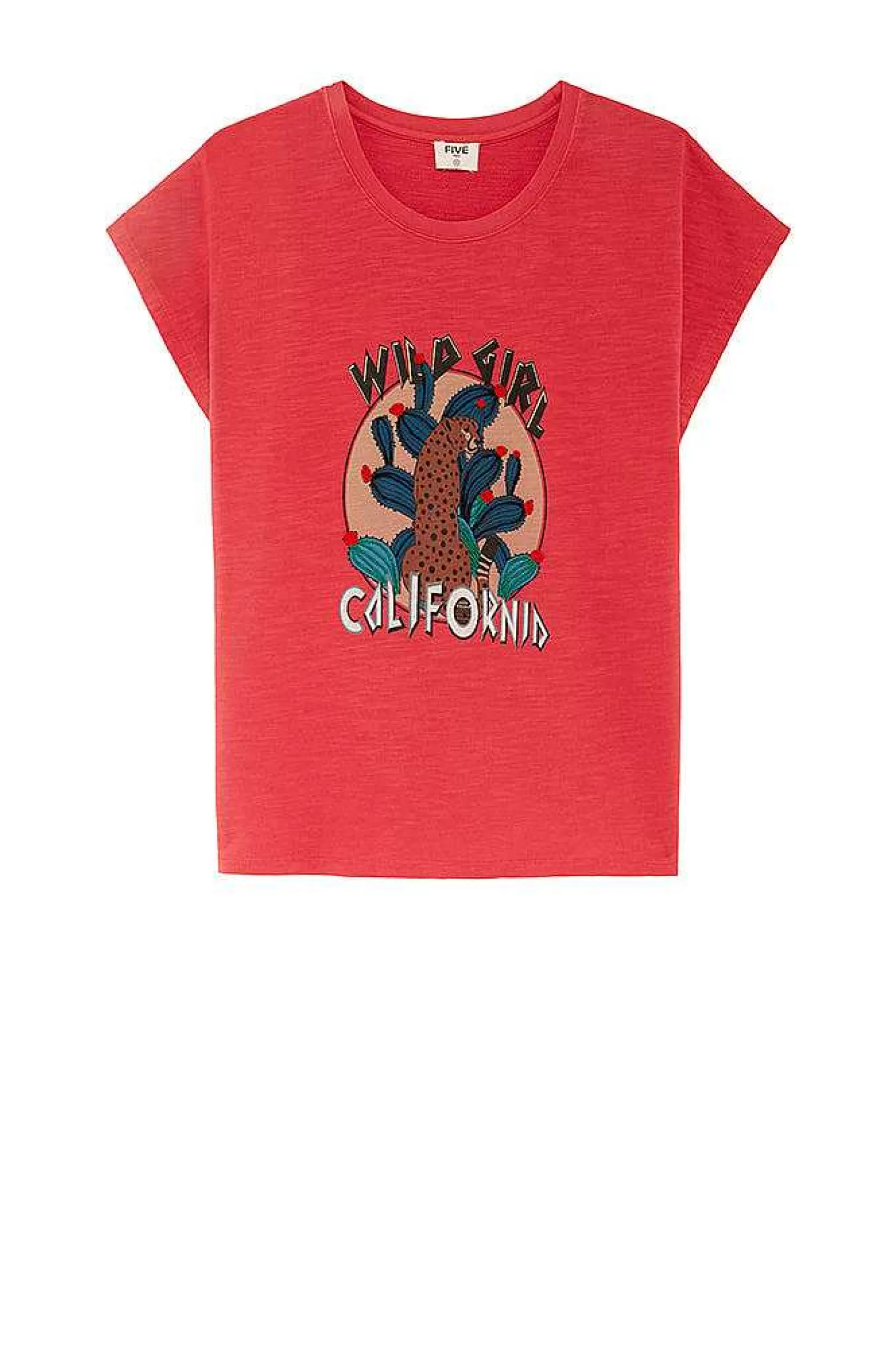 Sale Five Jeans Tee-Shirt Wild Girl