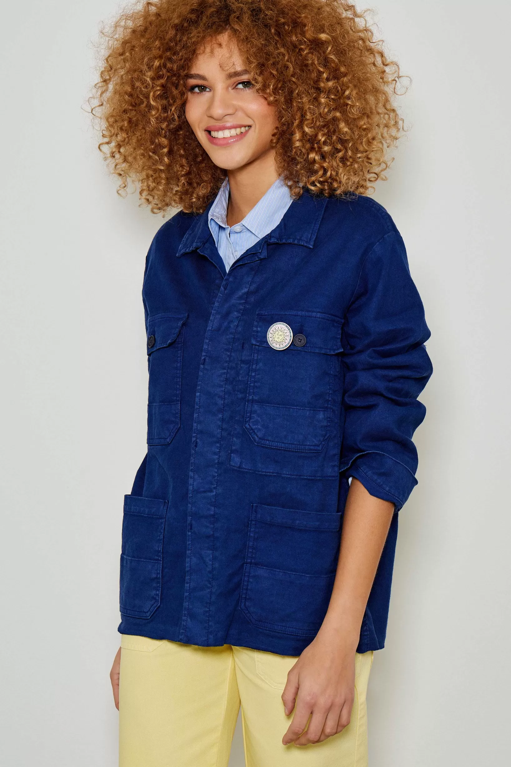 Clearance Five Jeans Veste Vanissa Indigo