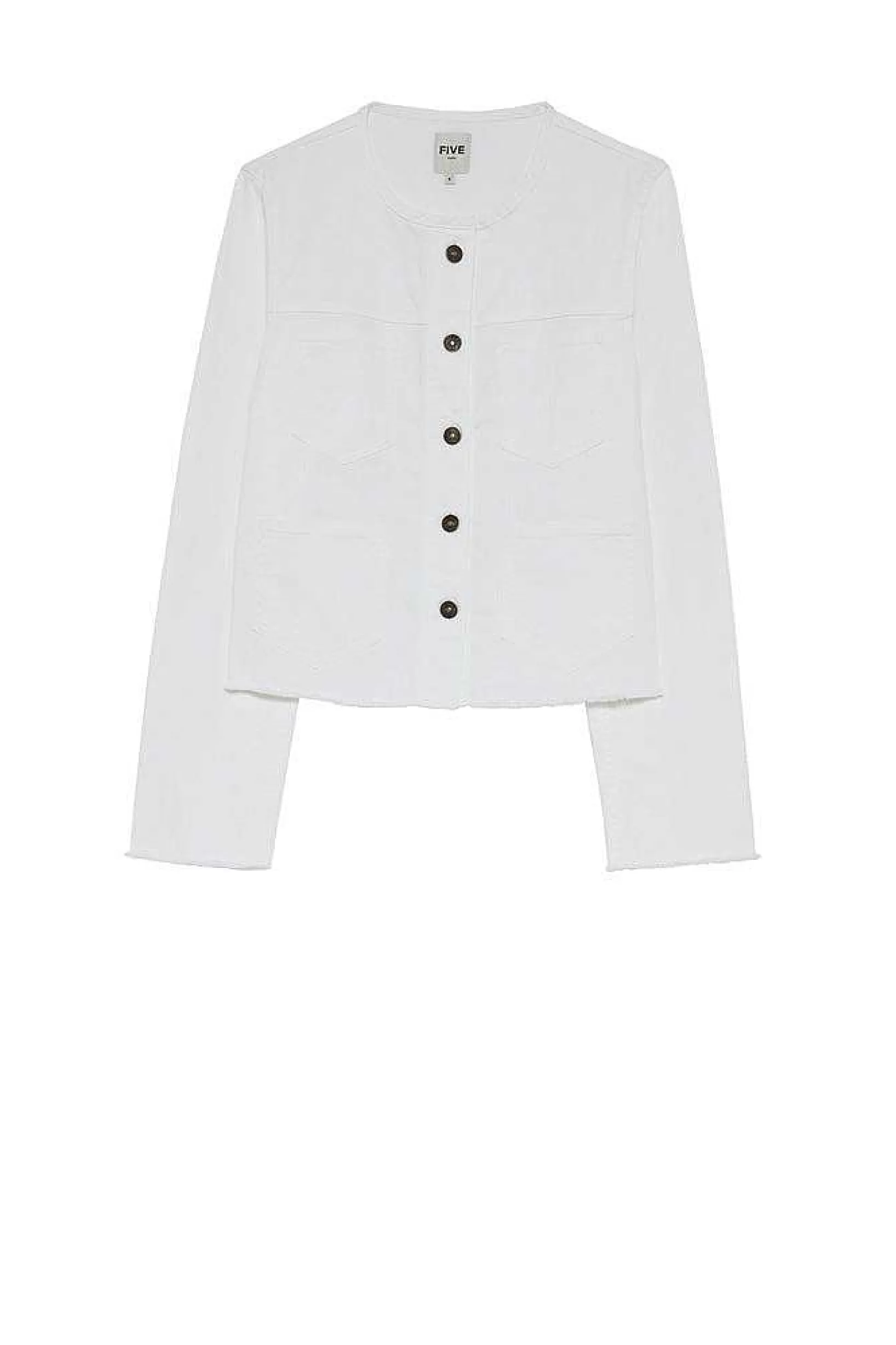 Shop Five Jeans Veste Violina White